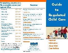 Regulated Child Care Guide. All Ages. Safety.
