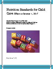 Nutrition Standards for Child Care. All Ages. Safety.