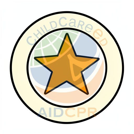 Orange star inside a circle