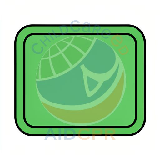 Green rectangular tray with black border
