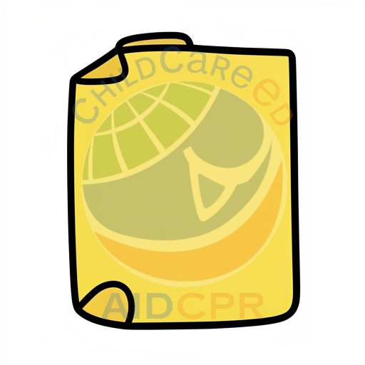 Yellow folder with curled corner