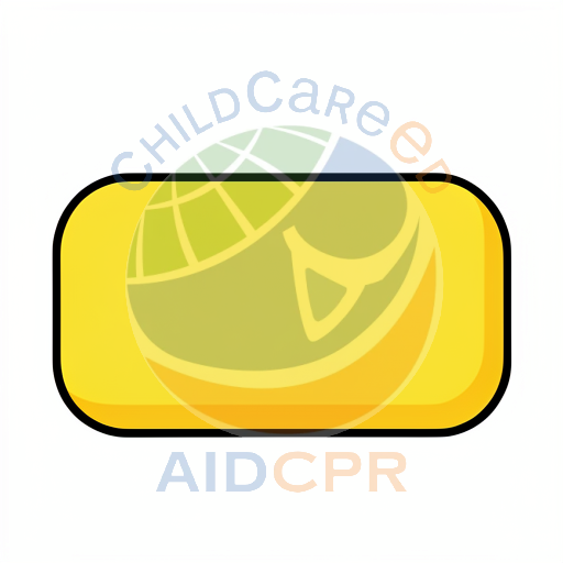 Yellow rectangle with black border