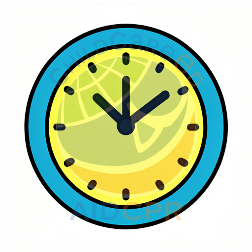 Clock showing time with bold hands