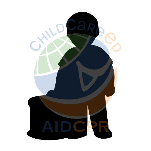 Boy smiling while using a water pump silhouette