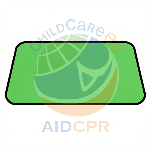 Green rectangular shape with black border