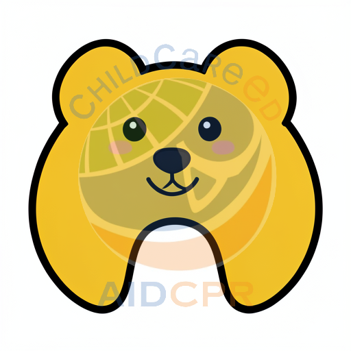 Yellow bear-shaped controller with smiling face