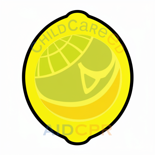 Simple cartoon lemon shape with bold border