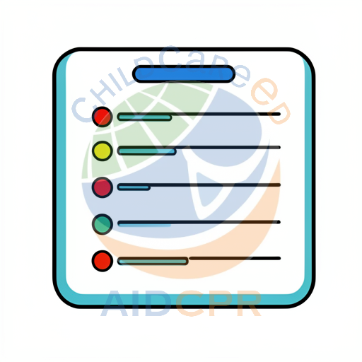 Colorful checklist with progress bars