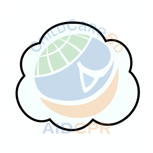 White cloud with black outline floating