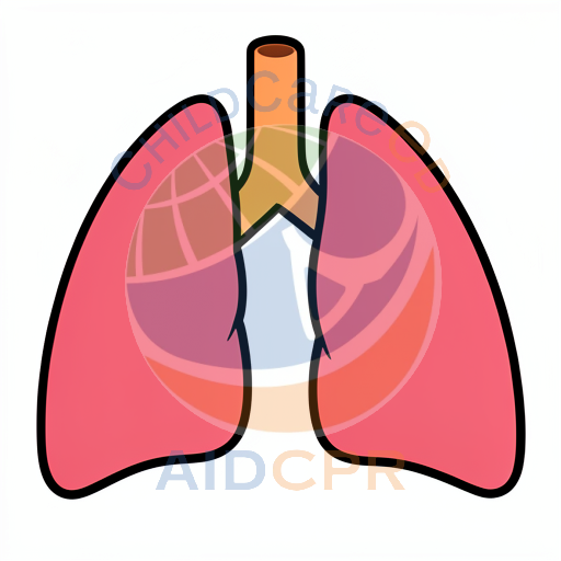 Pink lungs with orange trachea