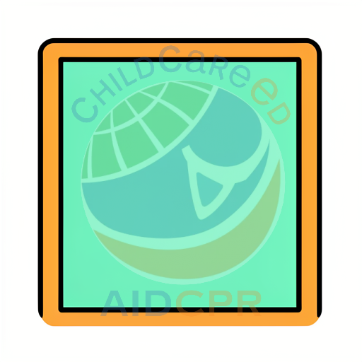 Orange-bordered square with green fill