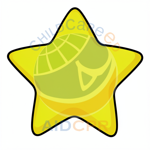 Simple star shape for children