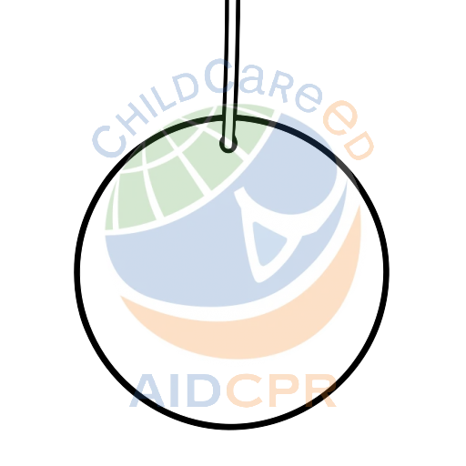 Yellow round object hanging by string coloring page