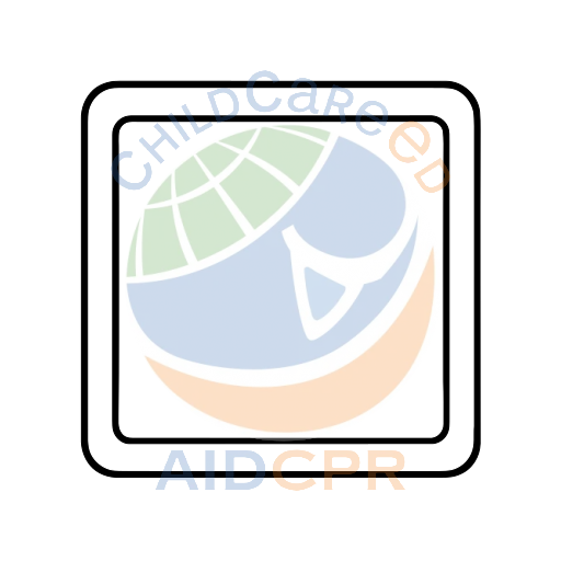 Bright green square inside orange frame coloring page - ChildCareEd