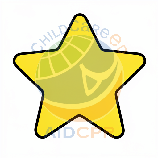 Simple star shape for kids