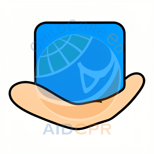 Blue hat with orange background