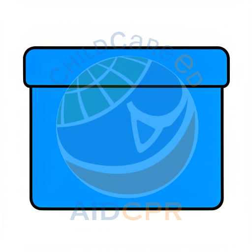 Blue rectangular box with rounded corners