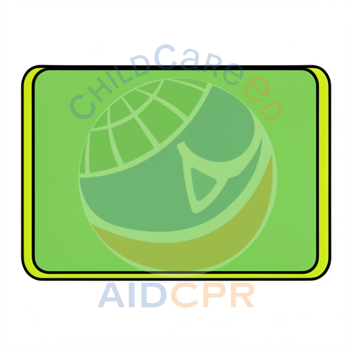 Green rectangle with double border outline