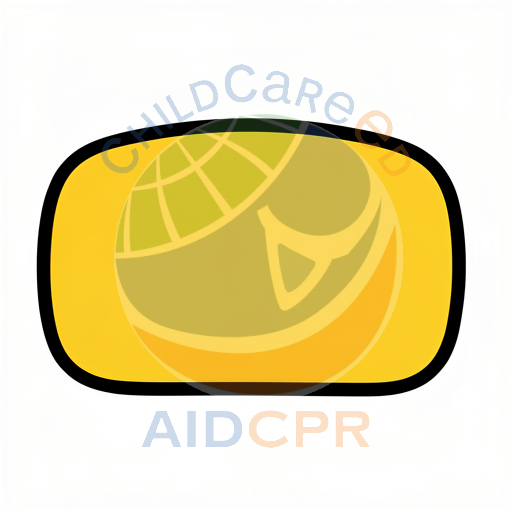 Yellow rounded rectangle with thick black border