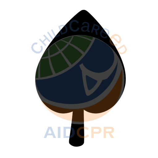 Green leaf with simple vein pattern silhouette