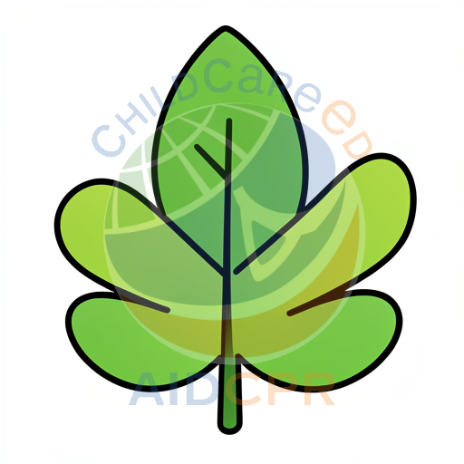 Green leafy plant with three leaflets