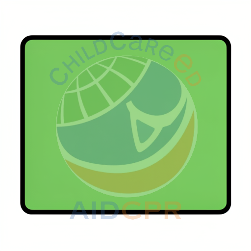 Green rectangle with black border