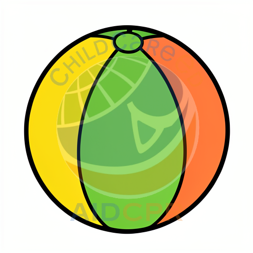 Three colored circles overlapping in a circle