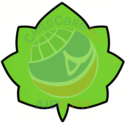 Simple green leaf shape illustration