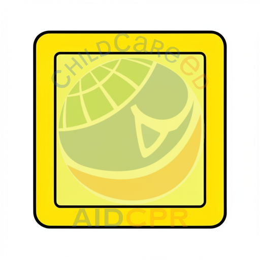 Yellow square frame with black border