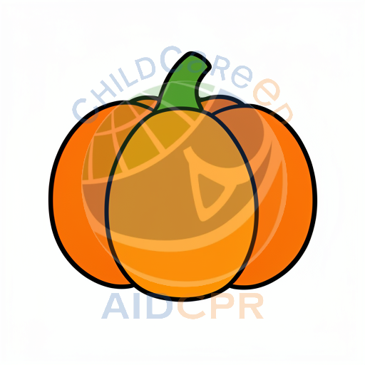 Three pumpkins with one stem