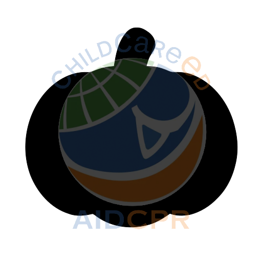 Pumpkin with three rounded sections silhouette