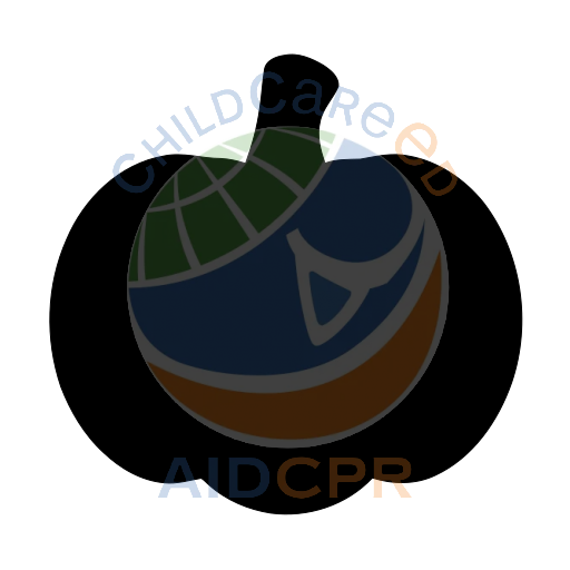 Pumpkin with three rounded orange sections silhouette