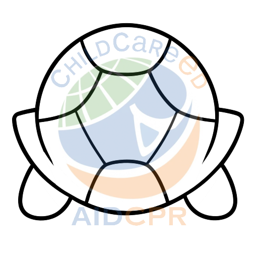 Green turtle with yellow shell pattern coloring page
