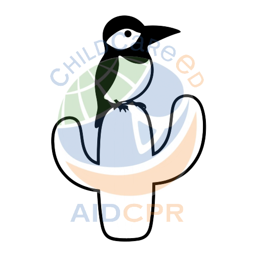 Bird perched on green cactus coloring page