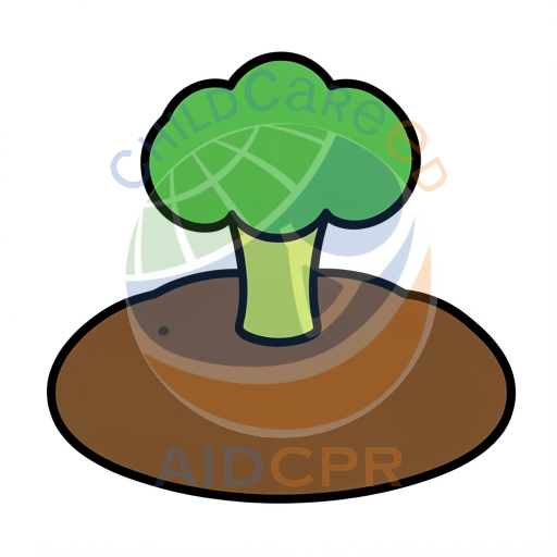 Simple cartoon tree with rounded canopy