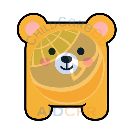 Cute bear with rosy cheeks smiling