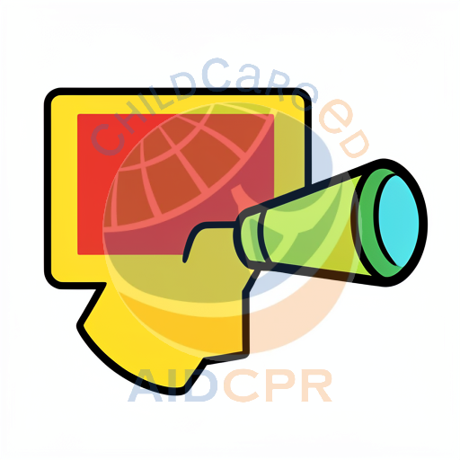 Yellow megaphone shouting red message