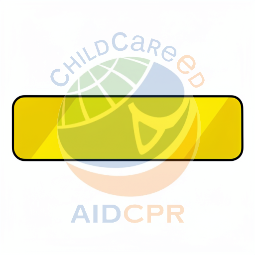 Yellow rectangular sign with black border