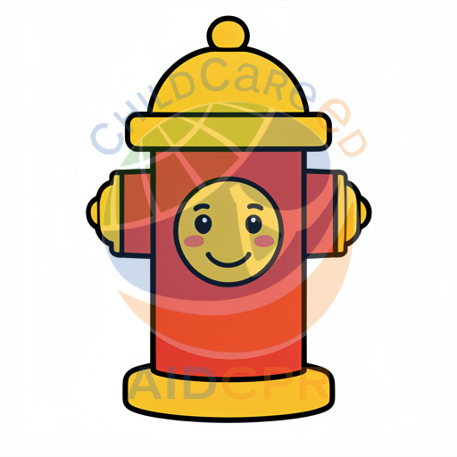 Happy Fire Hydrant with Smiling Face