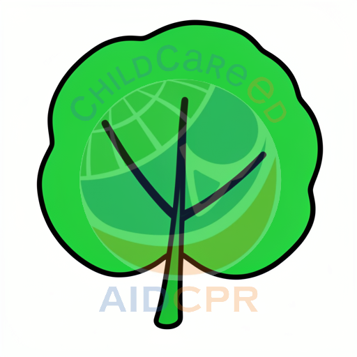 Simple green tree with two branches