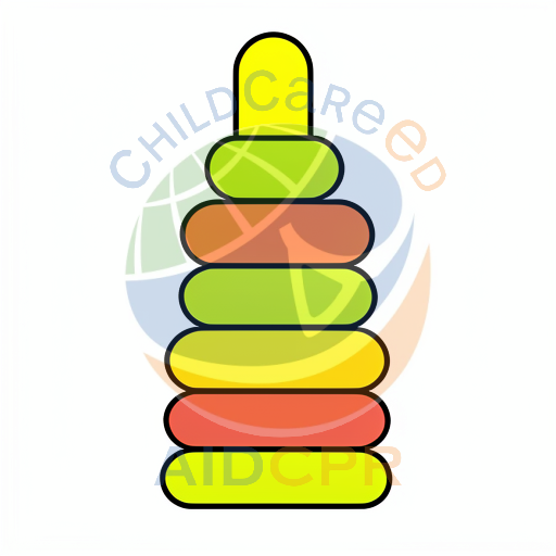 Bright blocks tower for early learning