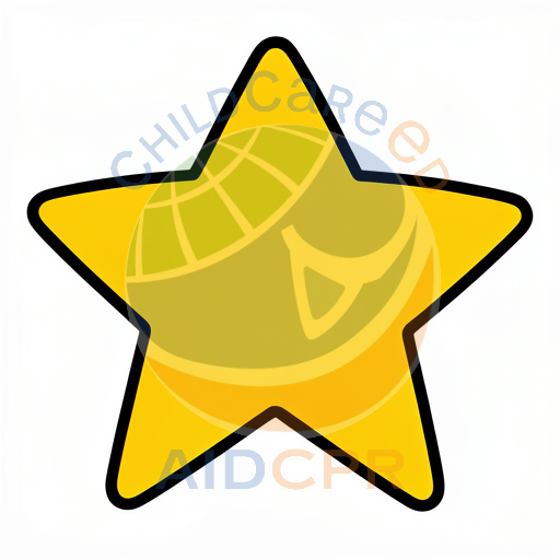 Bright star shape for kids