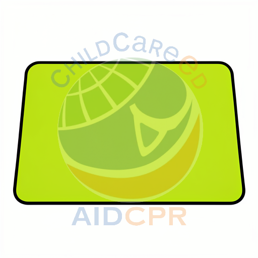 Green rectangle with black border