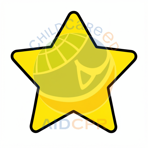 Simple star shape for children