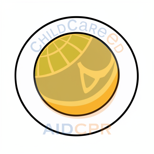 Yellow circle inside white circle