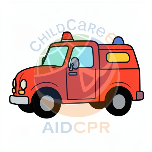 Fire engine ready for emergency response