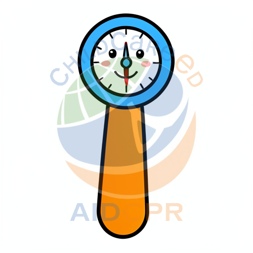 Happy clock with smiling face