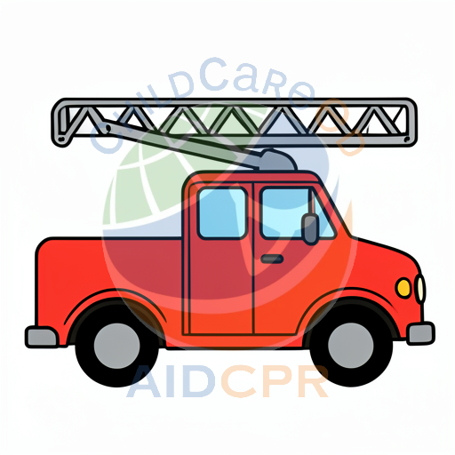 Fire Engine Ready for Rescue Mission