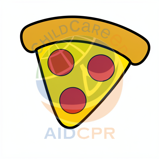 Pizza slice with three red toppings