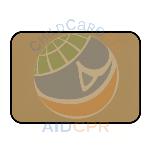 Brown rectangle with black border